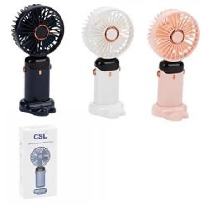 CSL F100 Şarjlı Mini Fan Siyah (KDO)
