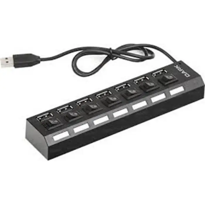 Dark DK AC USB272 7 Port Anahtarlı USB2.0 HUB (KDO)