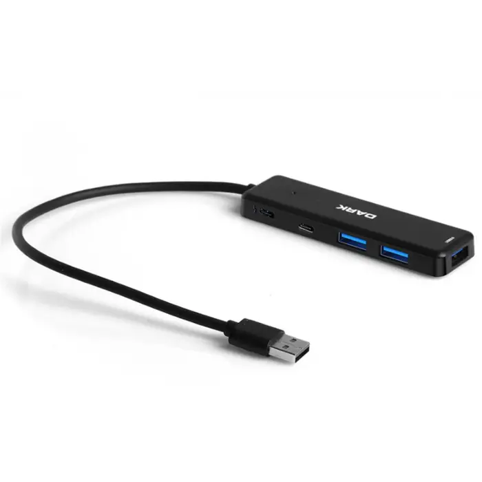 Dark DK-AC-USB347 Connect Master X5C USB3.2Gen 1 Type-A to 3 Port USB-A&1 Port Type-C 2.0-1X Type-C (KDO)