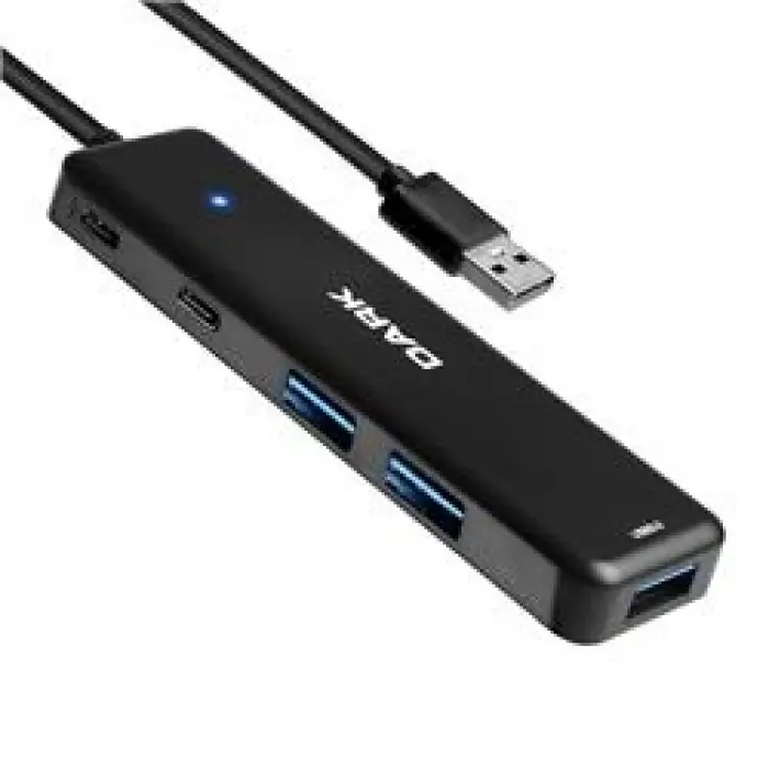 Dark DK-AC-USB347 Connect Master X5C USB3.2Gen 1 Type-A to 3 Port USB-A&1 Port Type-C 2.0-1X Type-C (KDO)