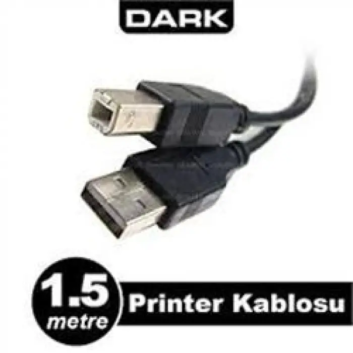 Dark DK CB USB2PRNL151 1.5mt USB 2.0 Yazıcı Kablosu (KDO)