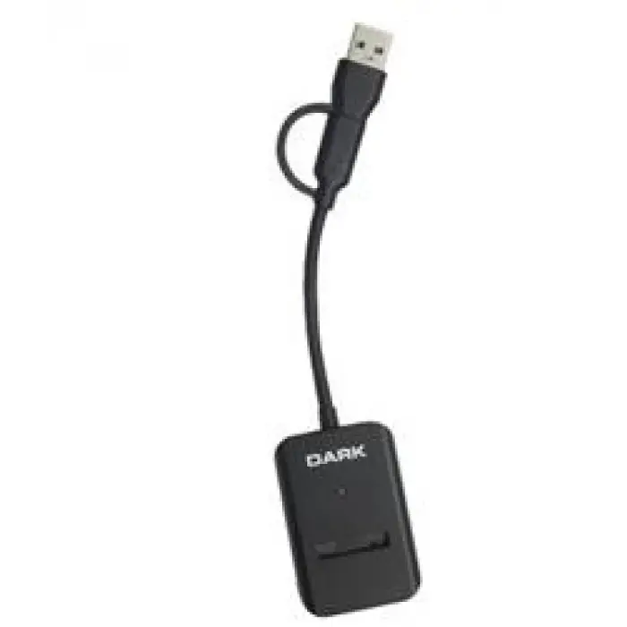 Dark USB-A + USB-C 10- M Key M.2 NVMe SSD Taşınabilir  Disk Yerleştirme Adaptörü DK-AC-DSEM3 (KDO)