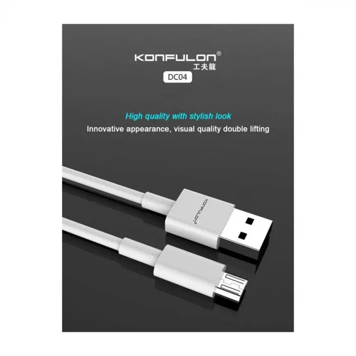 Dc04 Süper Hızlı Micro Usb Kablo 1m 2a