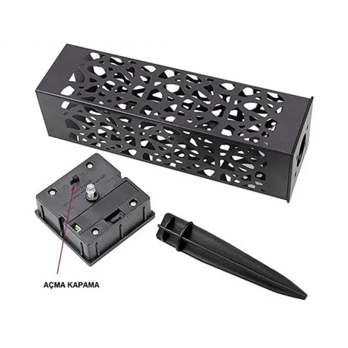 Dekoratif Solar Güneş Enerjili Bahçe Aydınlatması Yürüyüş Yolu Seti ( 8 Adet )