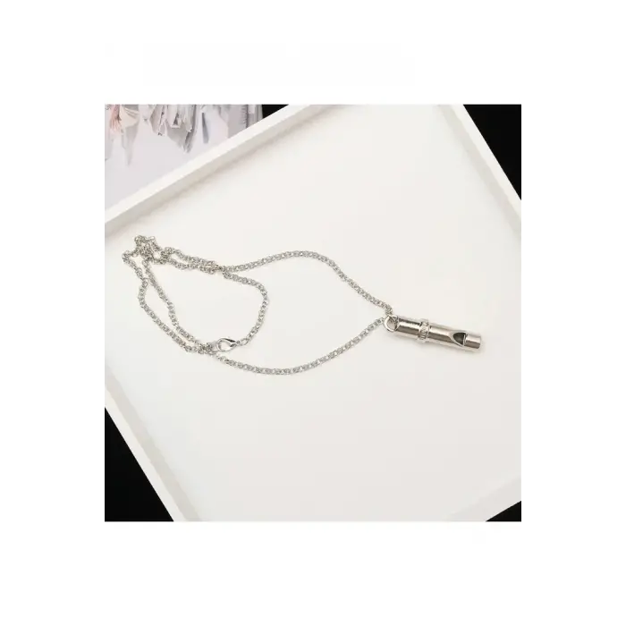 Deprem Düdüğü Çelik Kolye