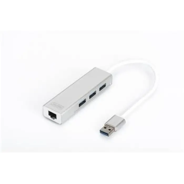 Digitus DA-70250 3 PORT 3.0 + ETHERNET SİYAH (KDO)