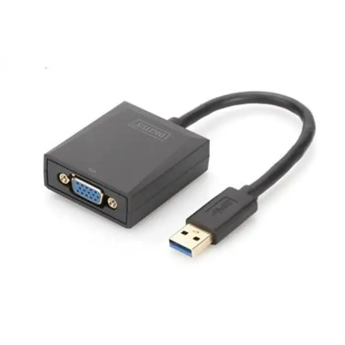 Digitus DA-70840 USB 3.0  -  VGA Grafik AdaptörüGiriş: 1 x USB 3.0 USB-A  1 x VGA (HD15) (KDO)