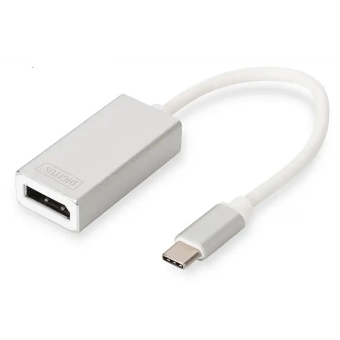 Digitus DA-70844 USB 3.0 (USB Tip C)  -  DisplayPort (DP) Grafik Adaptörü (KDO)