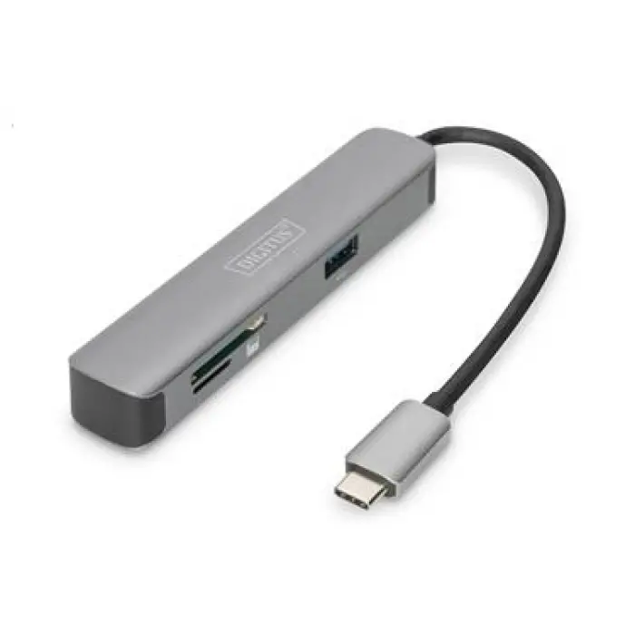 Digitus DA-70891 USB Tip C 5Port (USB-C™ Dock, 5 Port)x USB 3.0 port2 x Kart okuyucu (SD-Mic (KDO)