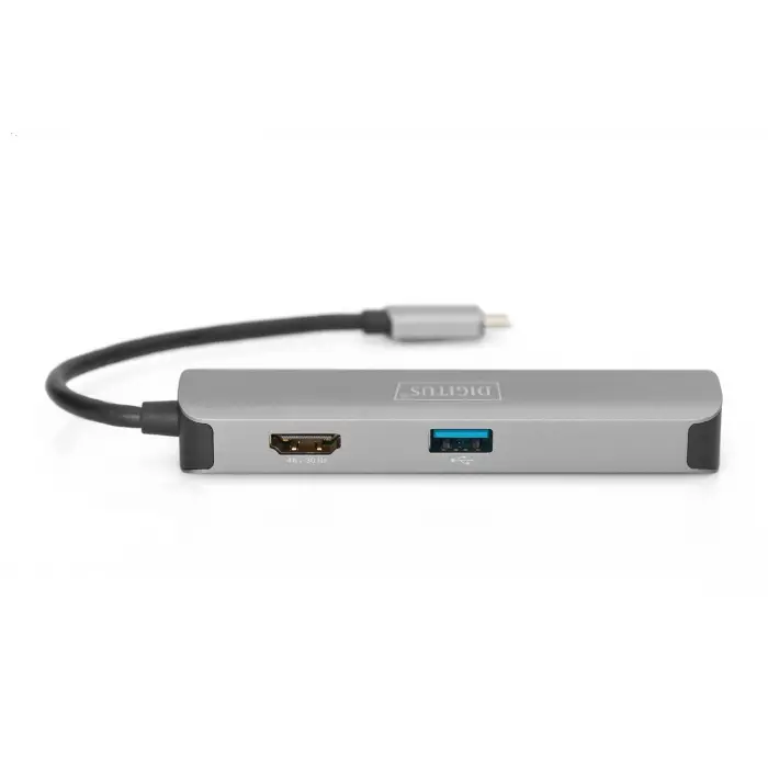 Digitus DA-70891 USB Tip C 5Port (USB-C™ Dock, 5 Port)x USB 3.0 port2 x Kart okuyucu (SD-Mic (KDO)
