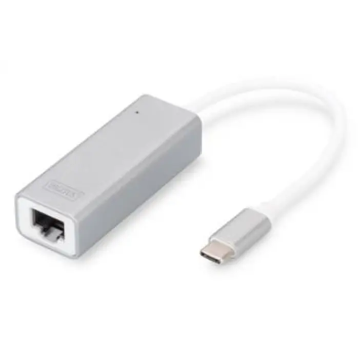 Digitus DN-3024 USB TYPE C  Gigabit Ethernet Adaptörü, 1x10-100-1000 port,1xUSB Tip C erkek port (KDO)