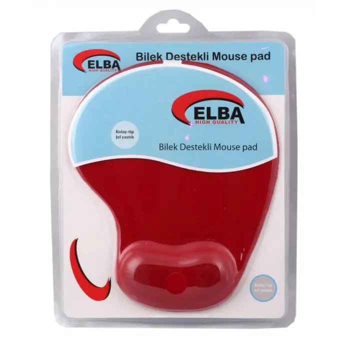 Elba K06152 Bileklikli Jel Mouse Pad Kırmızı (KDO)