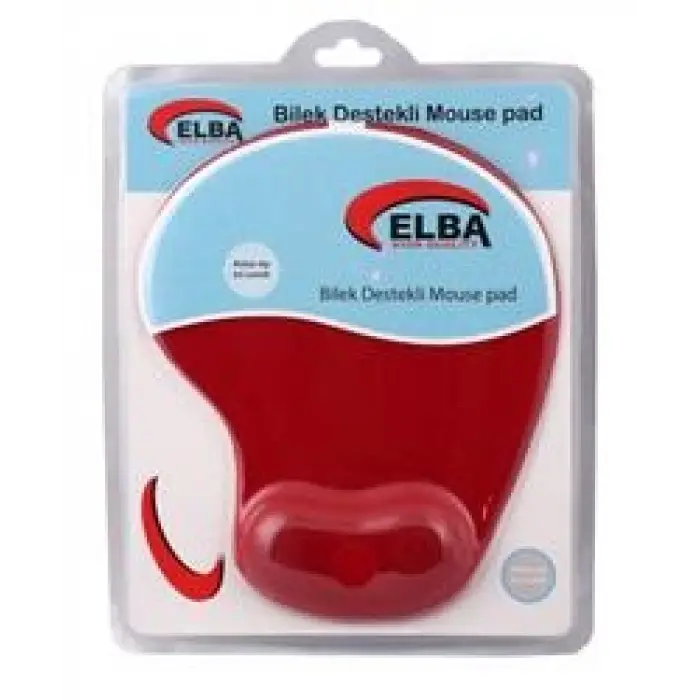 Elba K06152 Bileklikli Jel Mouse Pad Kırmızı (KDO)