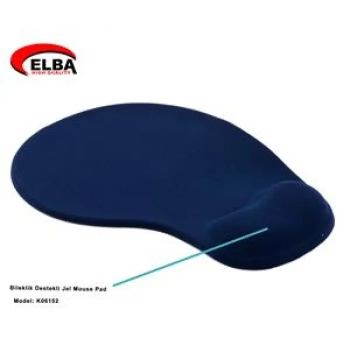Elba K06152 Bileklikli Jel Mouse Pad Mavi (KDO)
