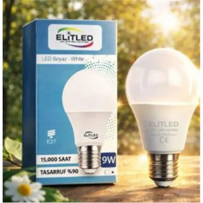 ELİTLED 9W BEYAZ LED AMPUL (KDO)
