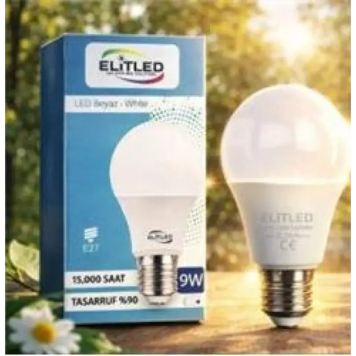 ELİTLED 9W BEYAZ LED AMPUL (KDO)
