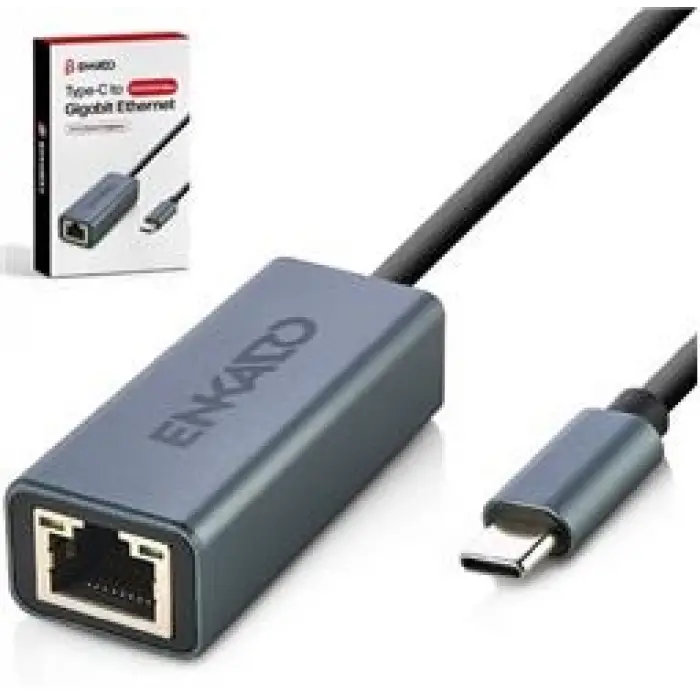 ENKADO EKD-TP45 TYPE-C USB 3,1 TO 10-100-1000 GİGABİT ETHERNET ADAPTÖR (KDO)