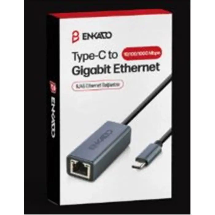 ENKADO EKD-TP45 TYPE-C USB 3,1 TO 10-100-1000 GİGABİT ETHERNET ADAPTÖR (KDO)