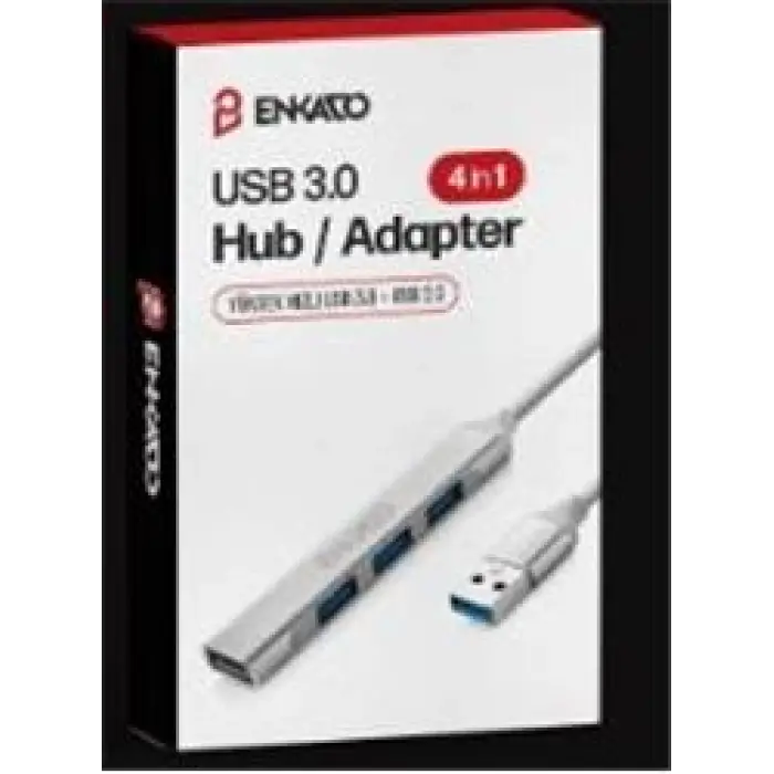 ENKADO EKD-UH60 USB 3.0 TO 4in1 , 1 PORT USB 3.0+3PORT USB 2.0 HUP ADAPTÖR