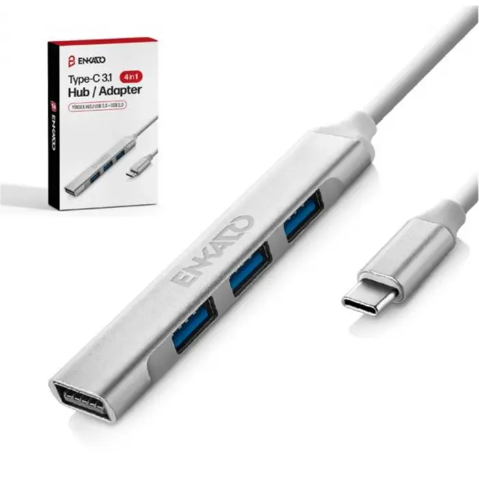 ENKADO EKD-UH60 USB 3.0 TO 4in1 , 1 PORT USB 3.0+3PORT USB 2.0 HUP ADAPTÖR (KDO)