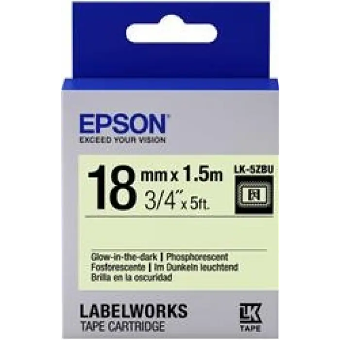 Epson LK-4YBP Pastel Sarı Üzeri Siyah 12mm 9Metre Etiket