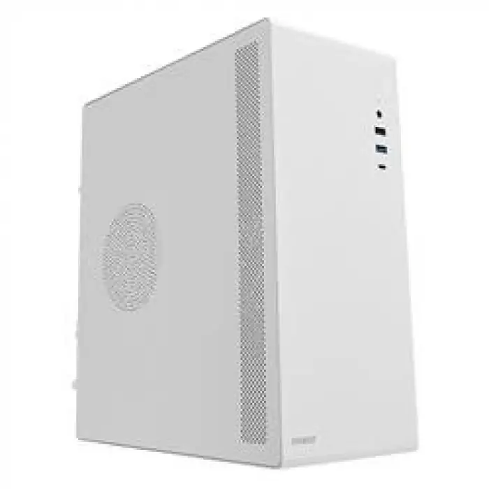 Everest K250 PEAK 250W MICRO PSU Beyaz USB3.0+USB2.0+TYPE-C+HD AUDIO Kompakt Mid-T PC Kasası
