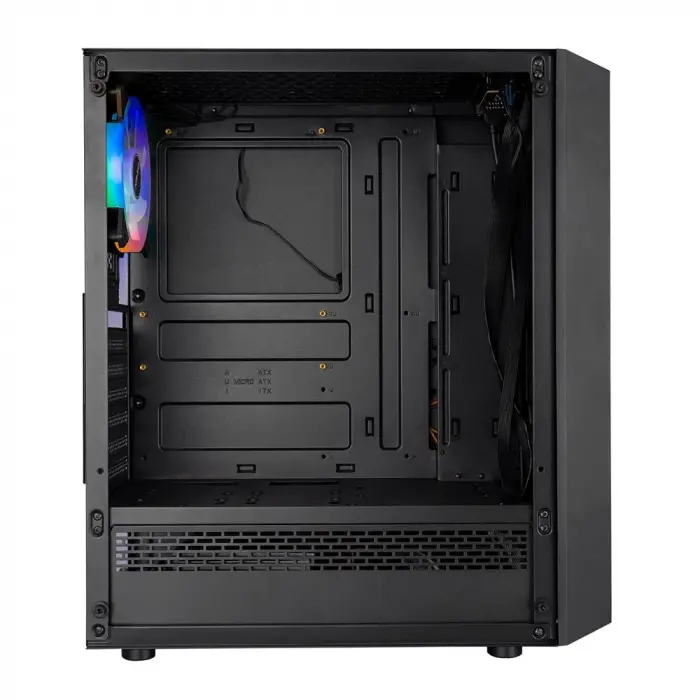 Everest K250 PEAK 250W MICRO PSU Siyah USB3.0+USB2.0+TYPE-C+HD AUDIO Kompakt Mid-T PC Kasası (KDO)