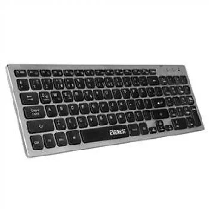 Everest KB-BT88 Siyah-Gri Bluetooth Ultra İnce Q Mac-Win-Android-Ios Uyumlu Kablosuz klavye (KDO)