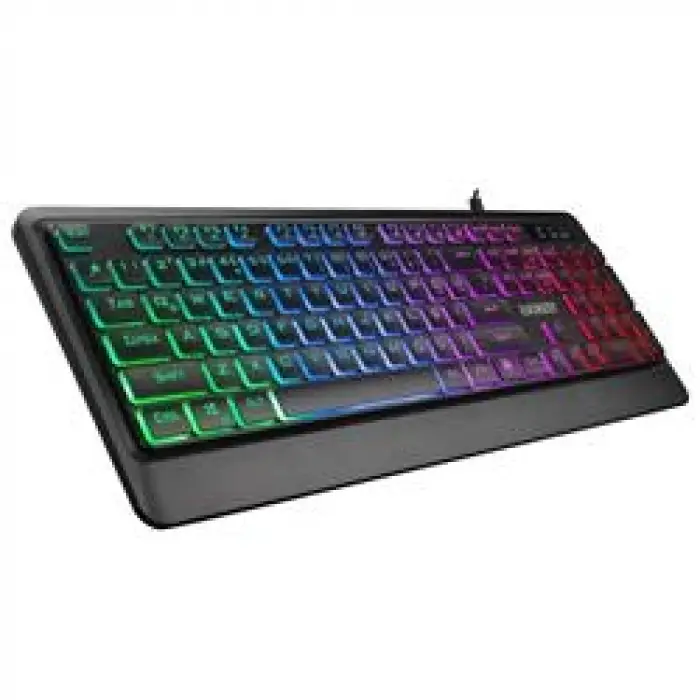 Everest KB-R59 FORZA Siyah Usb Rainbow Backlight klavye (KDO)