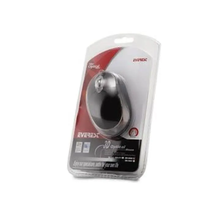 Everest KM-6809 Usb Siyah Işıklı Optik Mouse (KDO)