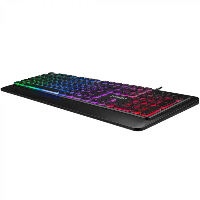 Everest KM-R59 FORZA PLUS Siyah Usb Rainbow Backlight Q Klavye + 1200 dpi Mouse Set (KDO)