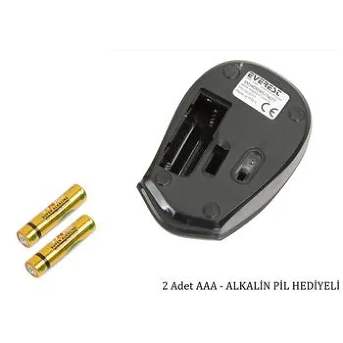 Everest SM-340 Usb Kırmızı 3D Optik Kablosuz Mouse