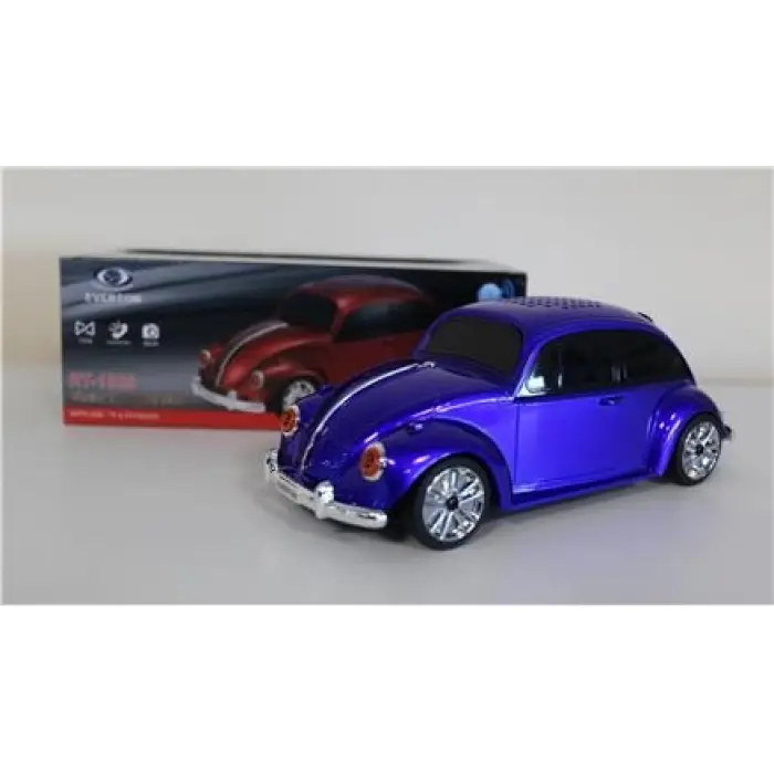 EVERTON RT-1939 Lacivert  Arabalı  Bluetooth Fm-Usb-Tf-Aux Şarjlı Nostaljik Radyo
