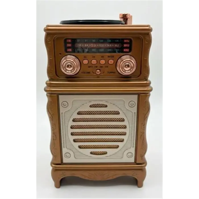 Everton Rt-381  Bluetooth Fm-Usb-Tf-Aux Şarjlı Nostaljik Radyo