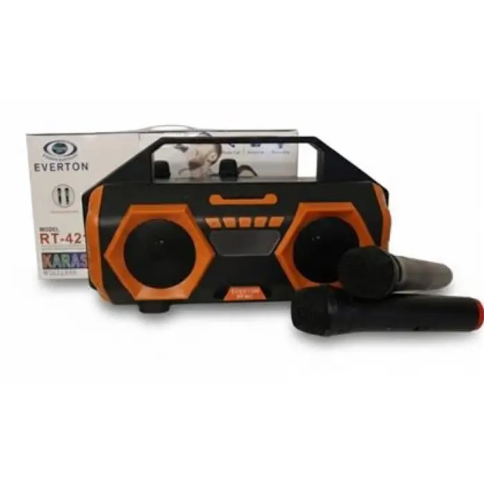 Everton RT-421 Bluetooth-USB-SD-FM Şarjlı  Nostaljik Radyo (KDO)