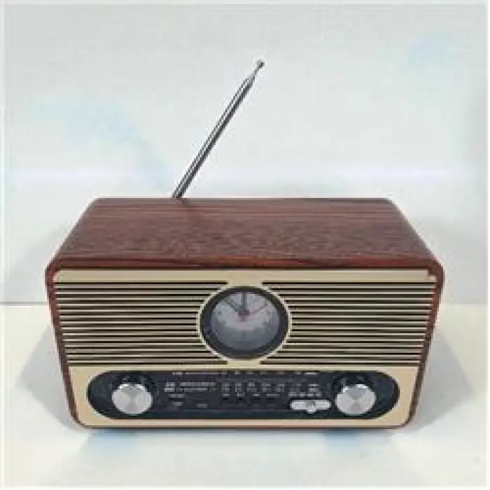 Everton RT-566 Bluetooth-USB-SD-FM Şarjlı  Saatli Nostaljik Radyo (KDO)