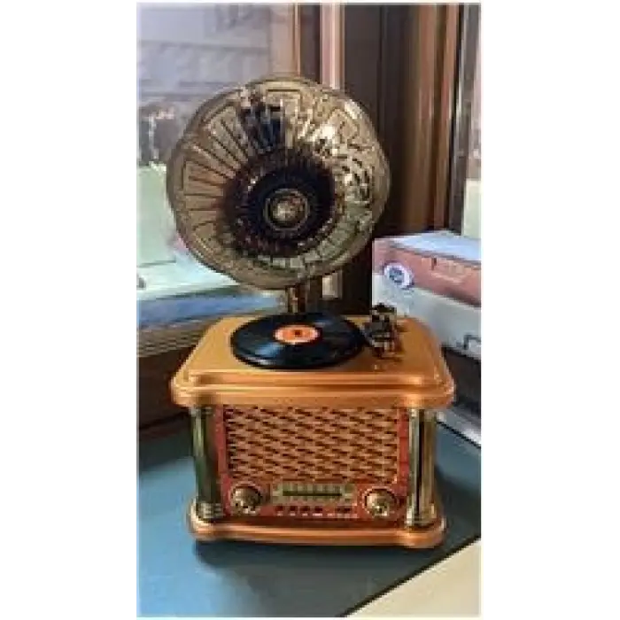 Everton Rt-586  Bluetooth Fm-Usb-Tf-Aux  Şarjlı Nostaljik Radyo