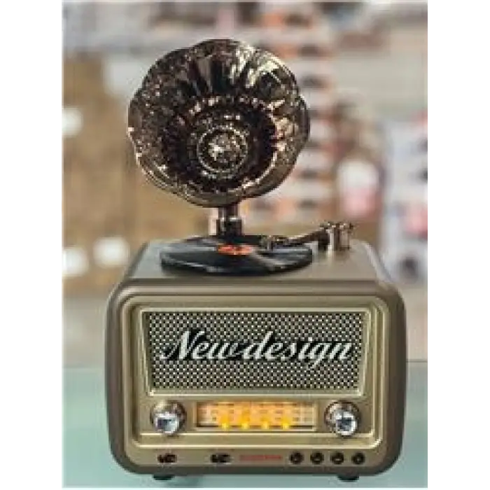 Everton Rt-609  Bluetooth Fm-Usb-Tf-Aux  Şarjlı Nostaljik Radyo