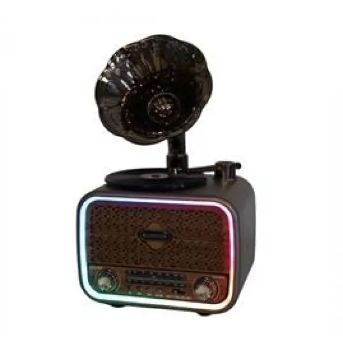 Everton Rt-709 Gramafonlu Bluetooth Fm-Usb-Tf-Aux  Şarjlı Nostaljik Radyo