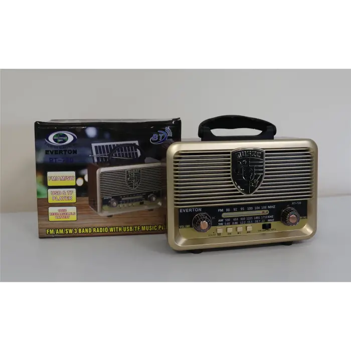 Everton RT-720 Bluetooth-USB-SD-FM Nostaljik Radyo (KDO)
