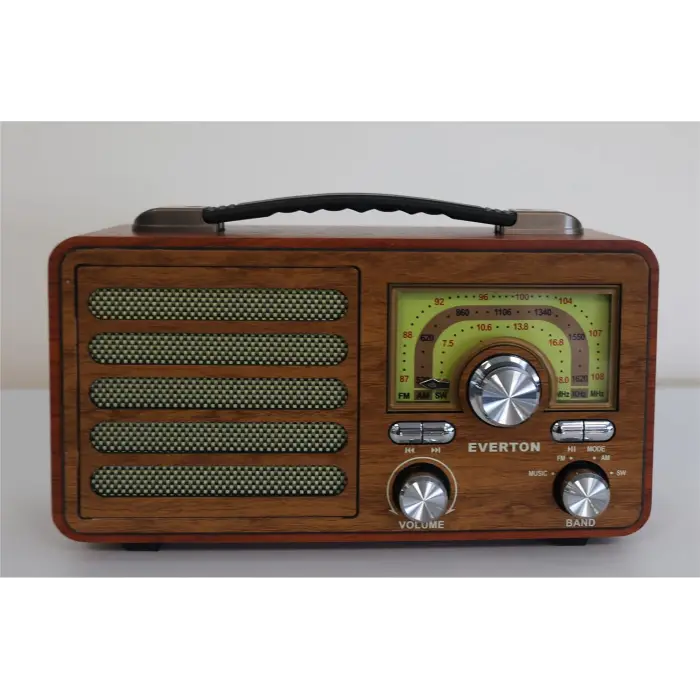 Everton Rt-755 Bluetooth Fm-Usb-Tf-Aux Şarjlı Nostaljik Radyo (KDO)