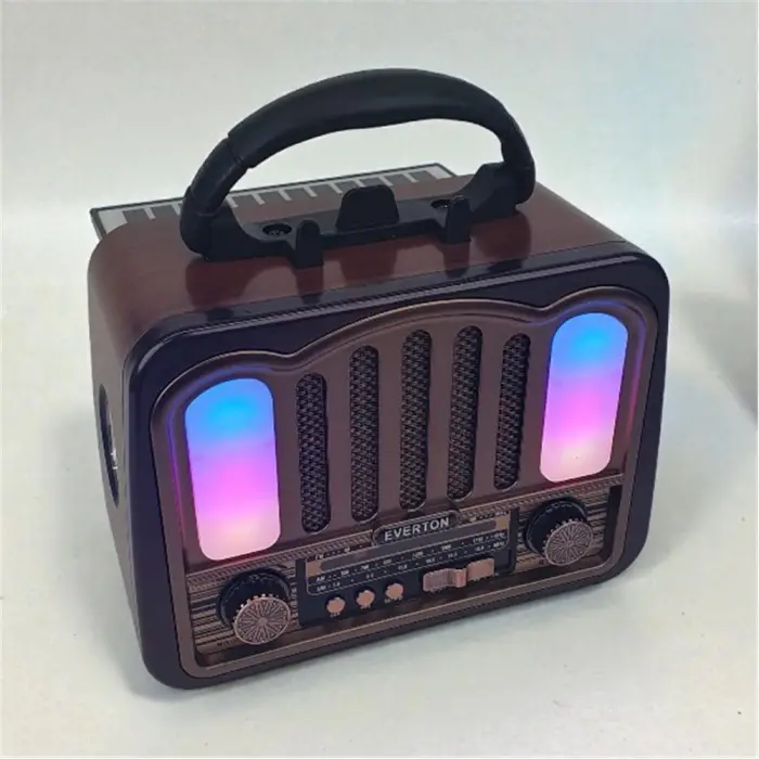 Everton RT-771  Bluetooth Usb-Micro Sd  Solarlı Nostaljik Radyo (KDO)
