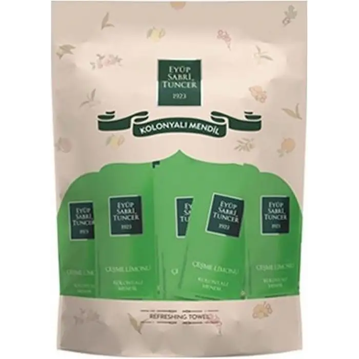 Eyüp Sabri Tuncer Çeşme Limonu Kolonyalı Mendil 150li Paket