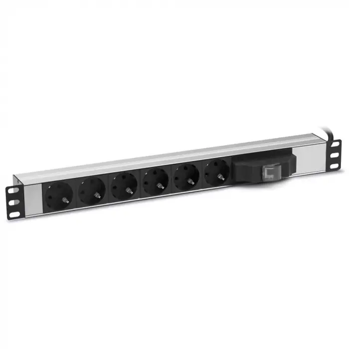Formrack F082PR6SA 6 lı 19 sigortalı priz (KDO)