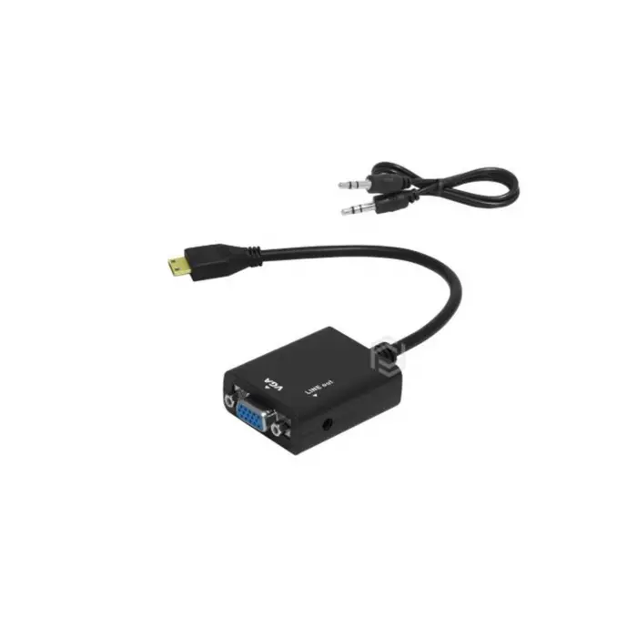 Frisby FA-6672C Mini HDMI - VGA ve SES Aktif Dijital Analog Dönüştürücü (1080p)