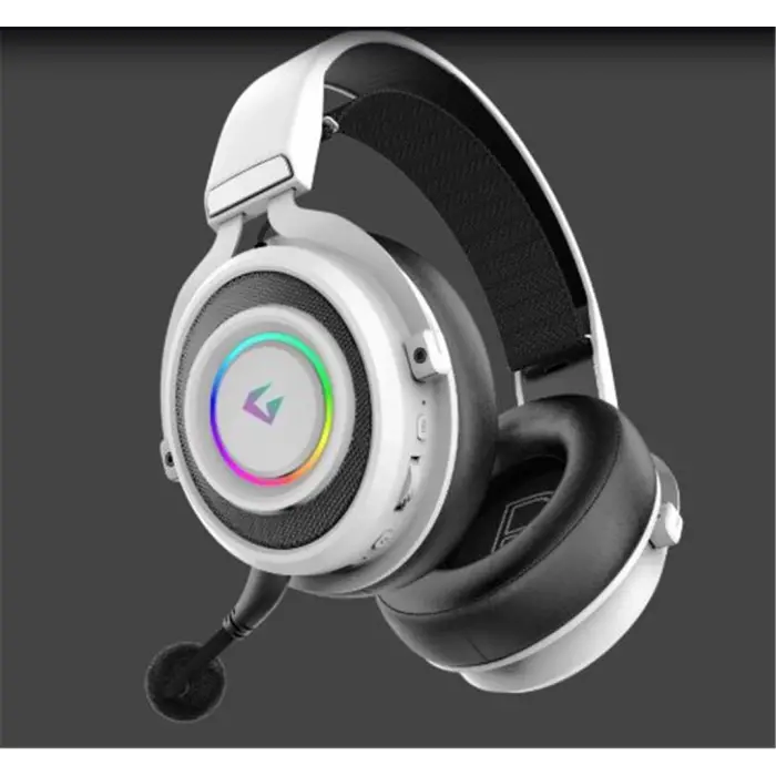 Gameagle GE2010 Step Hunter S1 RGB  Kablosuz Mikrofonlu Oyuncu Kulaklığı Beyaz