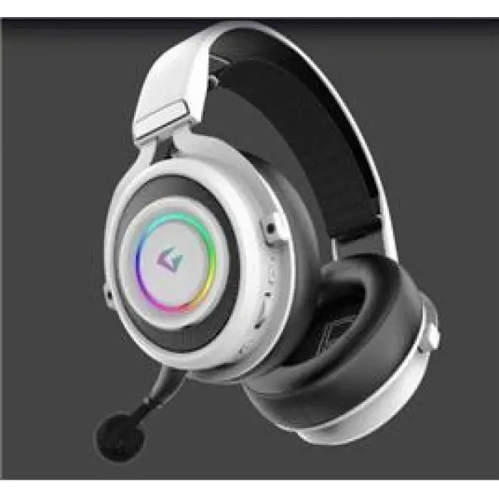 Gameagle GE2010 Step Hunter S1 RGB  Kablosuz Mikrofonlu Oyuncu Kulaklığı Beyaz