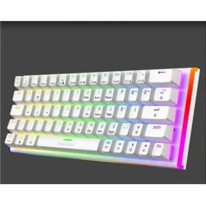 Gameagle GE2026 Caladrıa RGB Kablolu TR Layout Mekanik Beyaz Oyuncu Klavyesi (KDO)