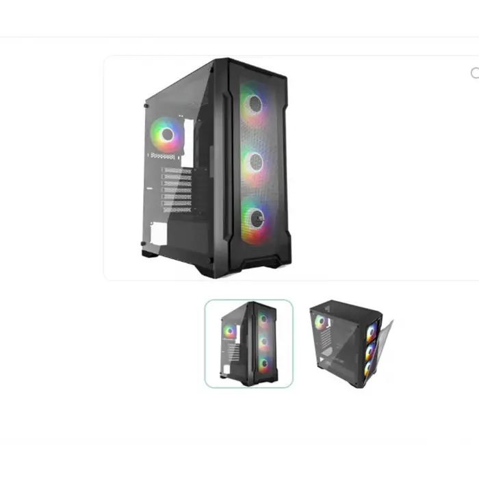 GameBooster FALCON GB-A750B 750w 80+ Bronze USB 3.0 Mesh ARGB ATX Mid Tower Gaming Kasa