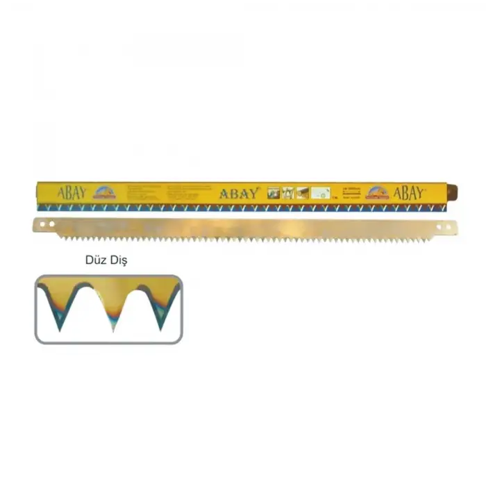 Geniş Kolastar Testere Ağzı - Düz Diş 60 Cm